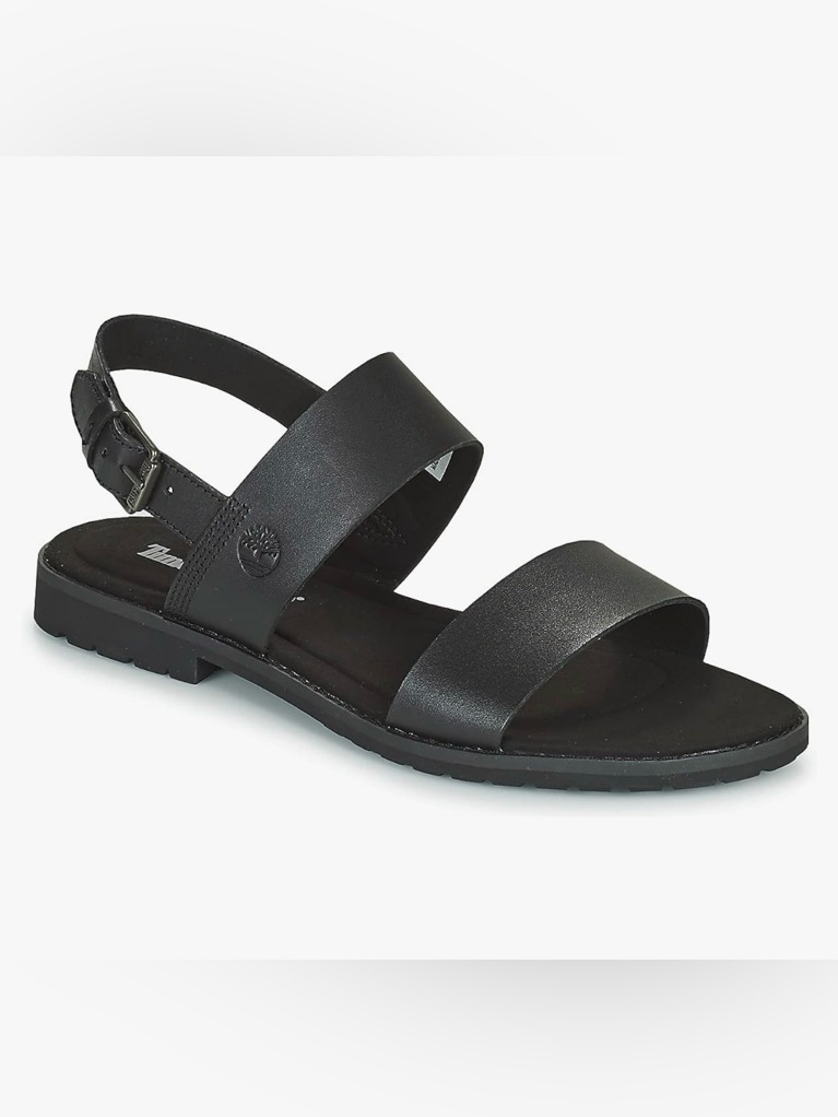 Ladies Timberland Women's Chicago Riverside Backstrap Sandals - Black - Sz 8